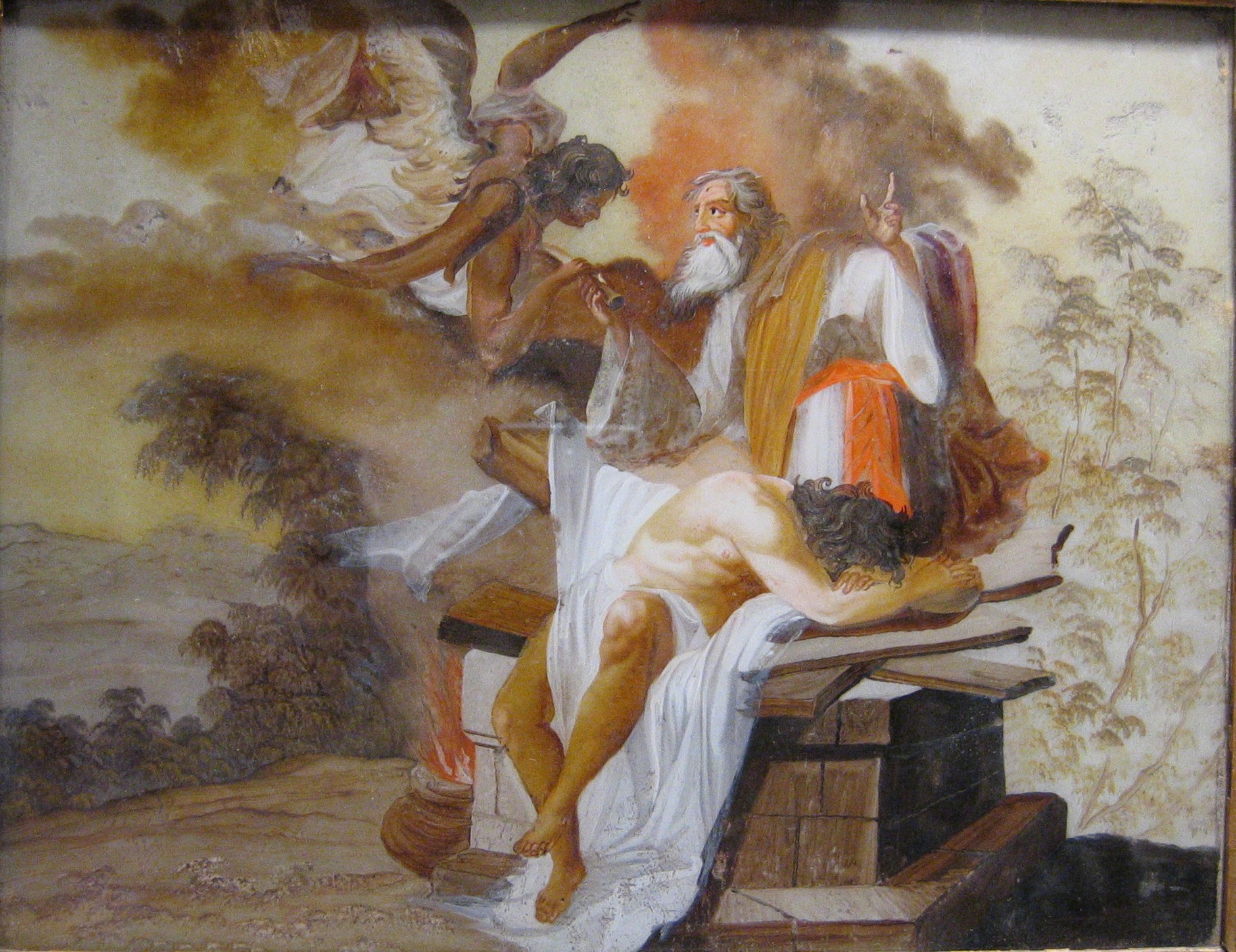 Abraham Sacrifices Isaac Art